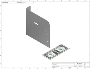 Automatic  variable speed power straight, curve and custom bottle sanitary conveyor, Parts CV200-04-010  by Acasi Machinery Inc., 
