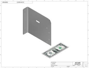 Automatic  variable speed power straight, curve and custom bottle sanitary conveyor, Parts CV200-04-012  by Acasi Machinery Inc., 