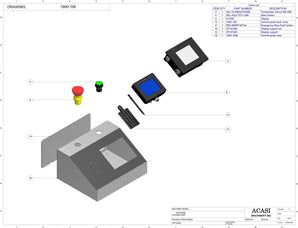 Bottle reject system, model 1900-002, Assy 1900-106, by Acasi Machinery Inc.