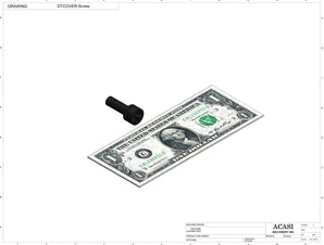 Bottle reject system, model 1900-002, Part DTCOVER-Screw, by Acasi Machinery Inc.