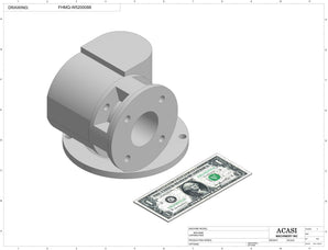 Bottle rejecte system, model 1900-002, Component FHMQ-M5200088, by Acasi Machinery Inc.