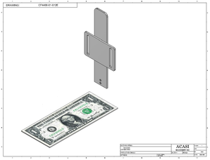 Elevation System CF-WaterFall 810-300-COL-V17 Part CF4400-01-072E , By Acasi Machinery