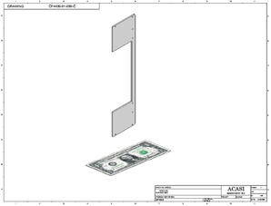 Waterfall cap feeder and sorter, model 810-000 V18, Part CF4400-01-089-C, by Acasi Machinery Inc.