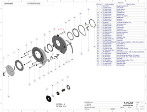 Cap Feeder Model CF7000 Parts CF7000-03-V22
