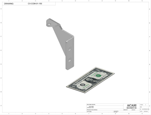 Automatic variable speed power straight bottle Conveyor, Parts CV-COM-01-150, by Acasi Machinery Inc.