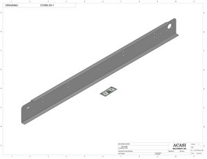 Automatic variable speed power straight bottle Conveyor, Parts CV060-20-1, by Acasi Machinery Inc.
