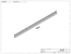 Automatic variable speed power straight bottle Conveyor,  Parts CV130-01-012, by Acasi Machinery Inc.