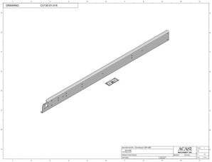 Automatic variable speed power straight bottle Conveyor, Parts CV130-01-014, by Acasi Machinery Inc.