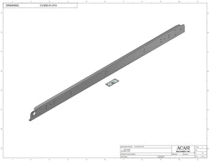 Automatic variable speed power straight bottle Conveyor, Parts CV200-01-014, by Acasi Machinery Inc.