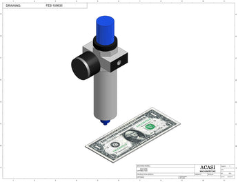 Centrifugal cap feeder, model CF 5200, Component FES-159630, by Acasi Machinery Inc.