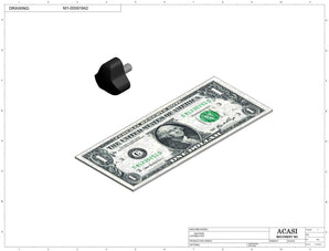 Centrifugal cap feeder, model CF 5200, Component M1-00591842, by Acasi Machinery Inc.