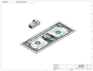 Centrifugal cap feeder, model CF 5200, Component POW-EA 15030500, by Acasi Machinery Inc.