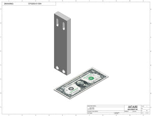 Centrifugal cap feeder, model CF 5200, Part CF5200-01-004, by Acasi Machinery Inc.