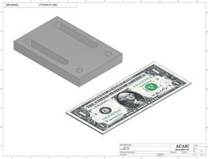 Centrifugal cap feeder, model CF 5200, Part CF5200-01-006, by Acasi Machinery Inc.