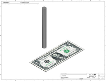 Centrifugal cap feeder, model CF 5200, Part CF5200-01-022, by Acasi Machinery Inc.