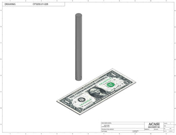 Centrifugal cap feeder, model CF 5200, Part CF5200-01-028, by Acasi Machinery Inc.