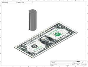 Centrifugal cap feeder, model CF 5200, Part CF5200-01-038, by Acasi Machinery Inc.