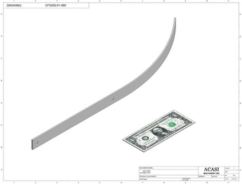 Centrifugal cap feeder, model CF 5200, Part CF5200-01-060, by Acasi Machinery Inc.