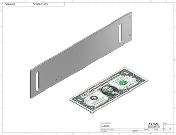 Centrifugal cap feeder, model CF 5200, Part CF5200-01-070, by Acasi Machinery Inc.