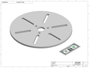 Centrifugal cap feeder, model CF 5200, Part CF5200-01-090, by Acasi Machinery Inc.