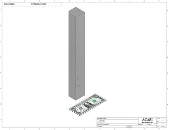 Centrifugal cap feeder, model CF 5200, Part CF5200-01-092, by Acasi Machinery Inc.