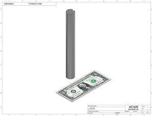 Centrifugal cap feeder, model CF 5200, Part CF5200-01-096, by Acasi Machinery Inc.