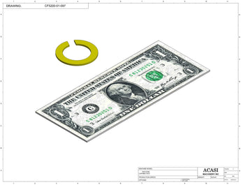 Centrifugal cap feeder, model CF 5200, Part CF5200-01-097, by Acasi Machinery Inc.