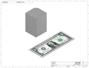 Centrifugal cap feeder, model CF 5200, Part CF5200-01-104, by Acasi Machinery Inc.
