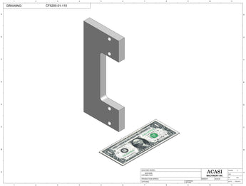 Centrifugal cap feeder, model CF 5200, Part CF5200-01-110, by Acasi Machinery Inc.