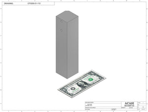 Centrifugal cap feeder, model CF 5200, Part CF5200-01-112, by Acasi Machinery Inc.
