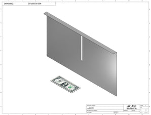 Centrifugal cap feeder, model CF 5200, Part CF5200-05-006, by Acasi Machinery Inc.