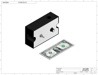 Centrifugal cap feeder, model CF 5200, Part CF5200-05-013, by Acasi Machinery Inc.