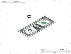 Automatic inline pressure overflow bottle filler machine, low viscosity, Component M1-09266123, by Acasi Machinery Inc.