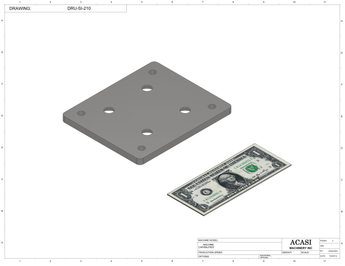 Drum Filler Part DRU-SI-210 By Acasi Machinery
