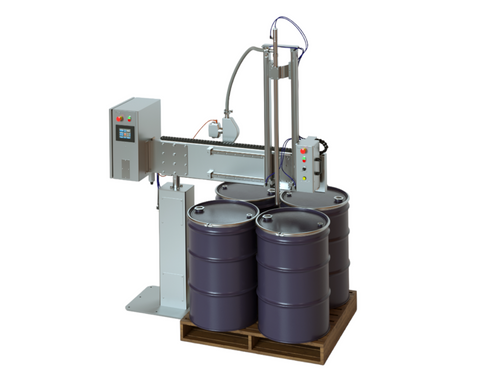 Flow Meter Filler Machine For Drum Model DRU-S1-000