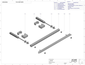 Miniature Piston Filler- Model MiniPiston-8 | Drip Tray FAC-DRIP-MP8