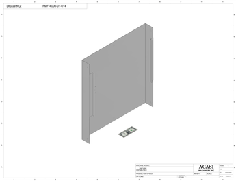 Flow Meter Filler Machine Part FMF-4000-01-014 By Acasi Machinery