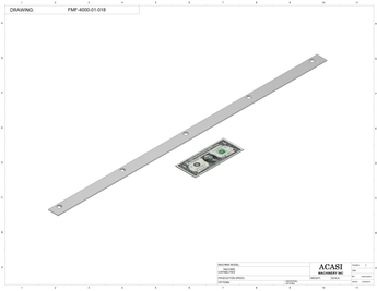 Flow Meter Filler Machine Part FMF-4000-01-018 By Acasi Machinery