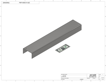 Flow Meter Filler Machine Part FMF-4000-01-022 By Acasi Machinery