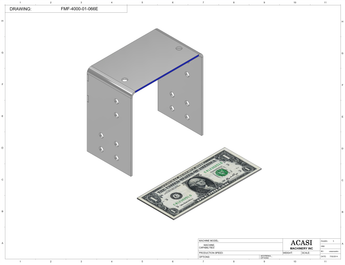 Flow Meter Filler Machine Part FMF-4000-01-066E By Acasi Machinery