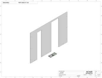 Flow Meter Filler Machine Part FMF-4000-01-102 By Acasi Machinery