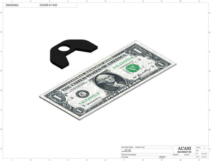 Automatic inline pressure overflow bottle filler machine, low viscosity, Part GI3300-01-022, by Acasi Machinery Inc.