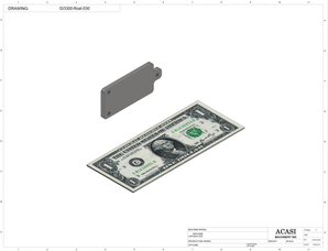 Overflow Liquid Filler Part GI3300-float-030 By Acasi Machinery