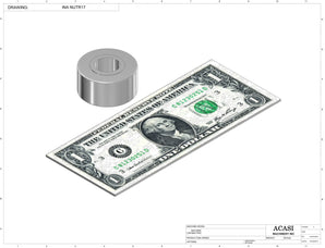 Automatic inline piston filler machine, high viscocity liquid products, model PI3300, Component INA NUTR17, by Acasi Machinery