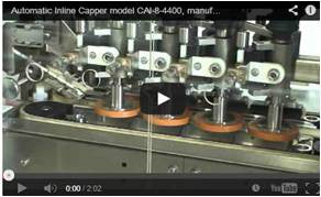 Automatic Inline Bottle Capping Machine Model CAI-X-WFall Videos