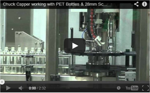 Chuck bottle capper model PC1-JAW-VIB Videos