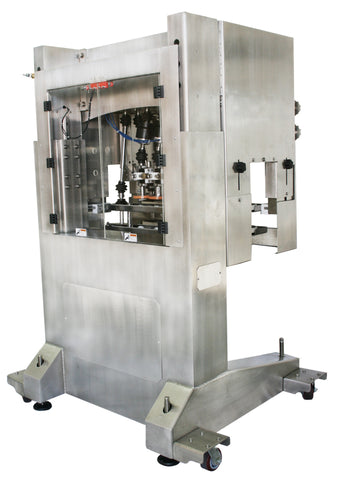 Inline Bottle Cap Tightener Model - CAI, by Acasi Machinery Inc., Rear view