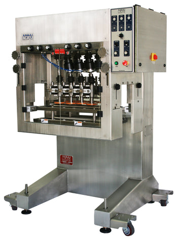 Inline Bottle Cap Tightener Model - CAI, by Acasi Machinery Inc., Side view