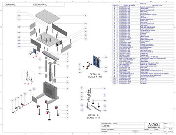 Inline capping machine for a wide range of containers and caps, model CS5200-01-v2, by Acasi Machinery Inc.