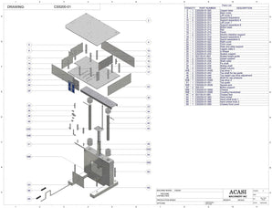 Inline capping machine for a wide range of containers and caps, model CS5200, Assy CS-5200-01, by Acasi Machinery Inc.